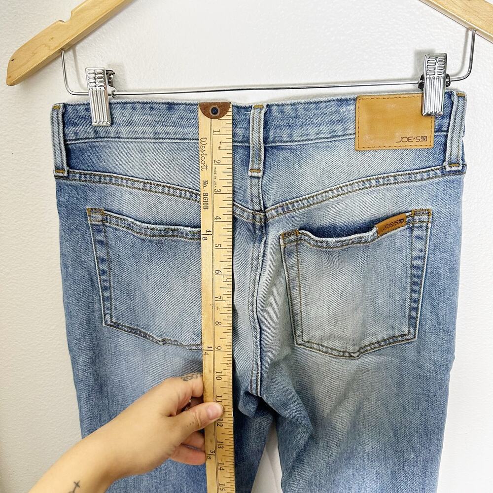Joe's Jeans Women's Smith Midrise Straight Crop Ankle Jean sz 25 - Picture 8 of 9
